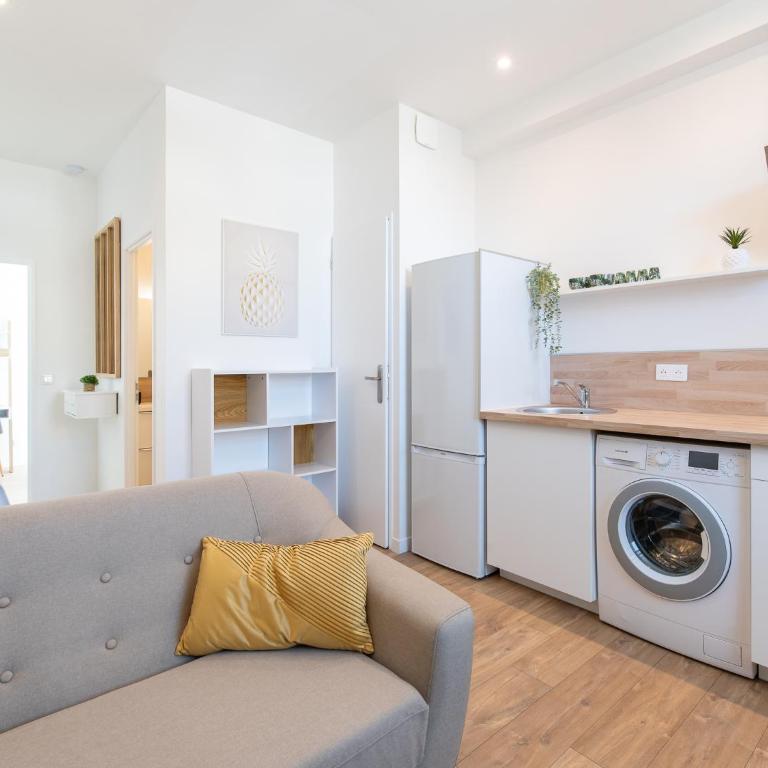 Bourgoin T2 proche Gare Netflix Tout Confort - Apartamento de 1 dormitorio - 6
