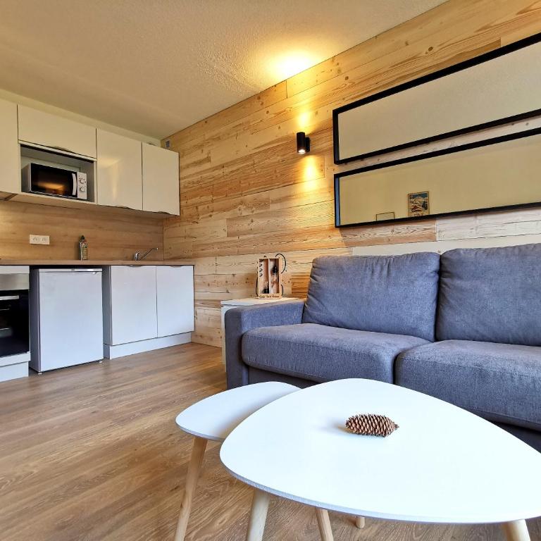 Chaleureux T2 La Tania Courchevel pieds des pistes - One-Bedroom Apartment - 5