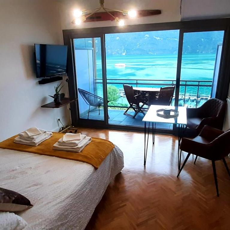 Studio Le 119, Aix les bains - Grand port - Vue Lac splendide - One-Bedroom Apartment - 1