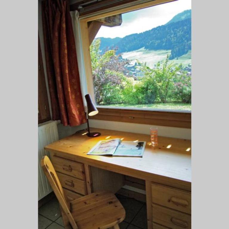 Appart Saint-Antoine Morzine vue soleil jardin calme parking 3 pers - One-Bedroom Apartment - 8