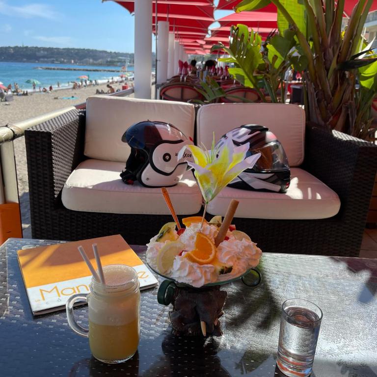 Location saisonnière Menton 220 M des plages - Apartamento con terraza - 16