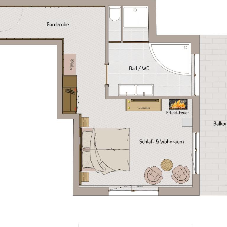 Hotel Gundolf - Suite mit Bergblick - 3