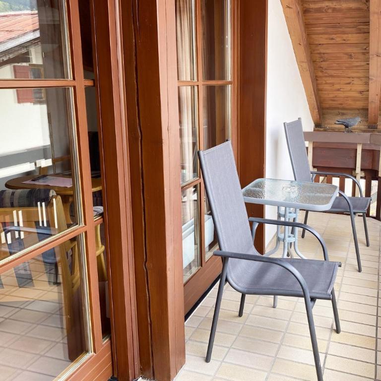 Haus Central Oberstdorf - Apartment mit 1 Schlafzimmer und 2 Balkons - Nebelhorn - 9