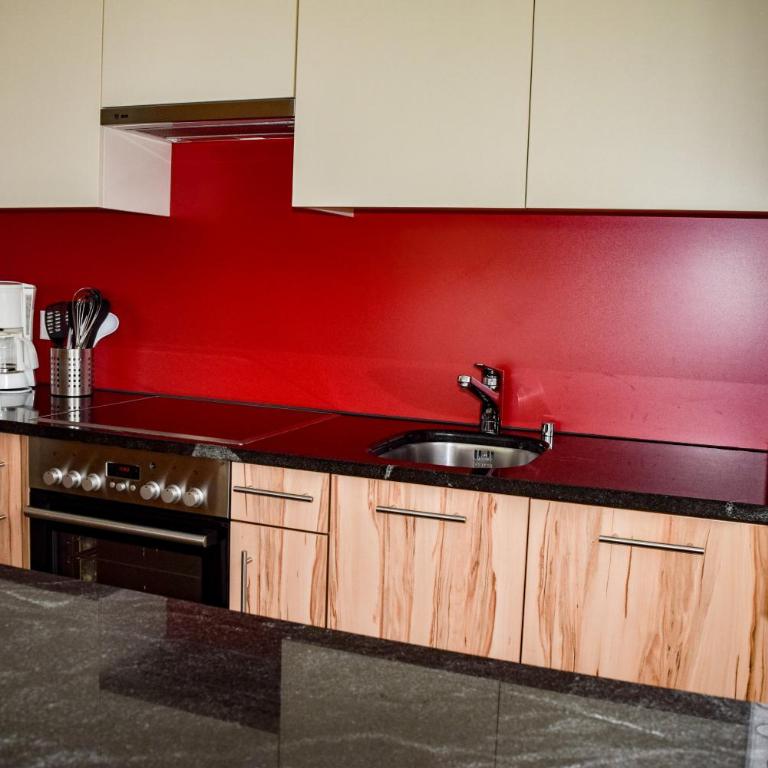 Apartments Alpenfirn Saas-Fee - Apartment mit 2 Schlafzimmern und Dusche - Erdgeschoss - 9