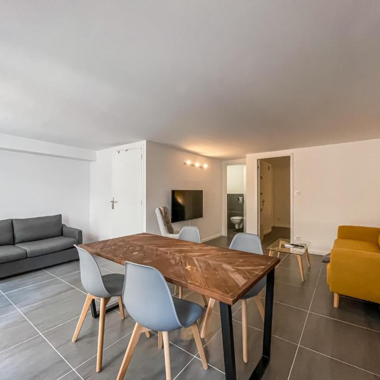 T2 tout équipé à 2 min de la plage ménage inclus 1 - One-Bedroom Apartment - 5