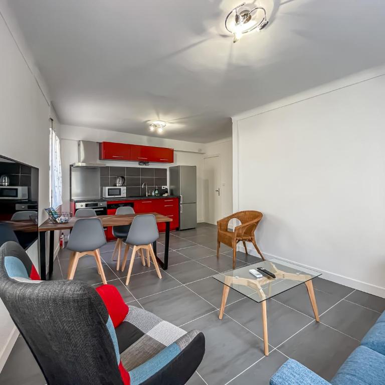 T2 tout équipé à 2 min de la plage ménage inclus 2 - One-Bedroom Apartment - 1