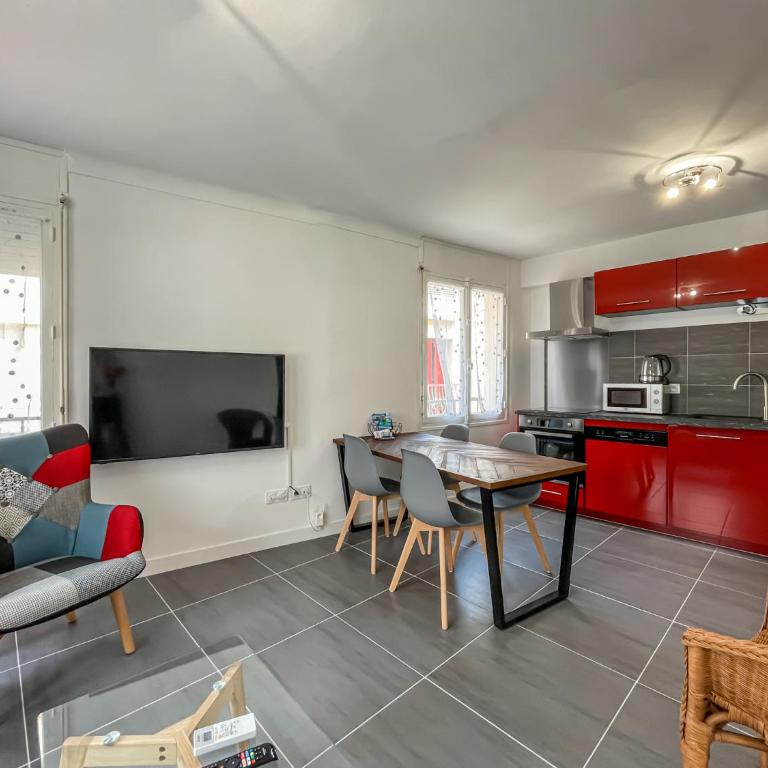 T2 tout équipé à 2 min de la plage ménage inclus 2 - One-Bedroom Apartment - 6