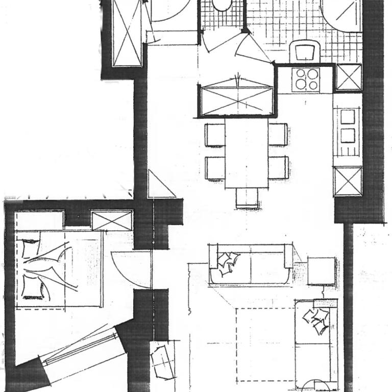 Courchevel 1550 – VERITABLE SKI AUX PIEDS – APPARTEMENT LES TOVETS T2 – 47m2 – 4P - Appartement 1 Chambre - 22