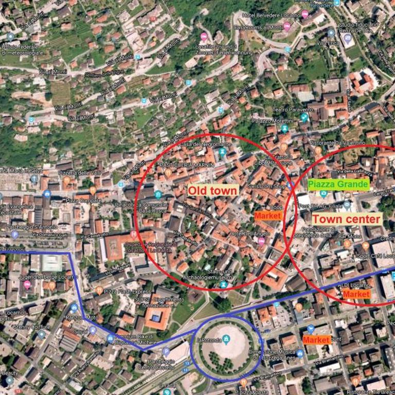 Locarno, Casa Pioda - nahe Zentrum, mit Balkon und Parkplatz - Appartamento con Balcone - 17