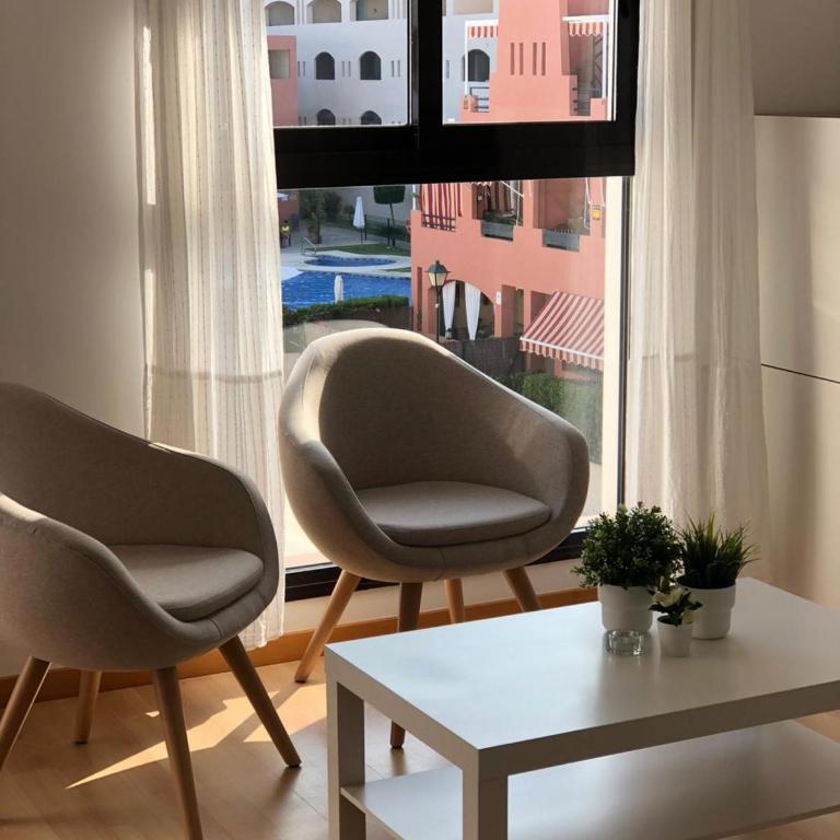 Apartamentos Paraíso Vera Playa, Ático Alborada con solárium grande privado, a pie de playa, WIFI - Apartamento de 2 dormitorios - 26