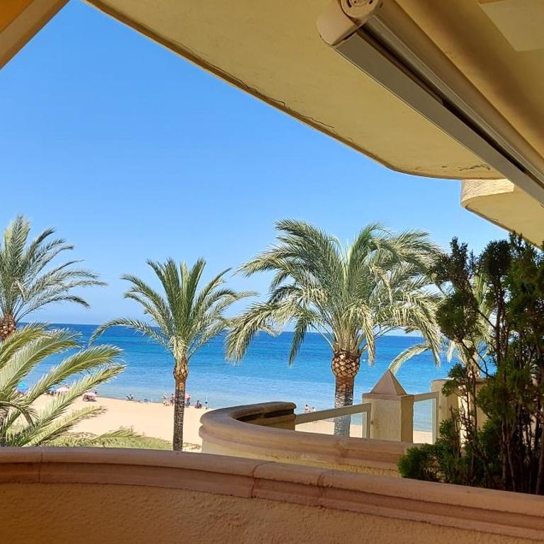 Estupendo apartamento en primera línea de playa y con vistas al mar - Apartamento con terraza - 3