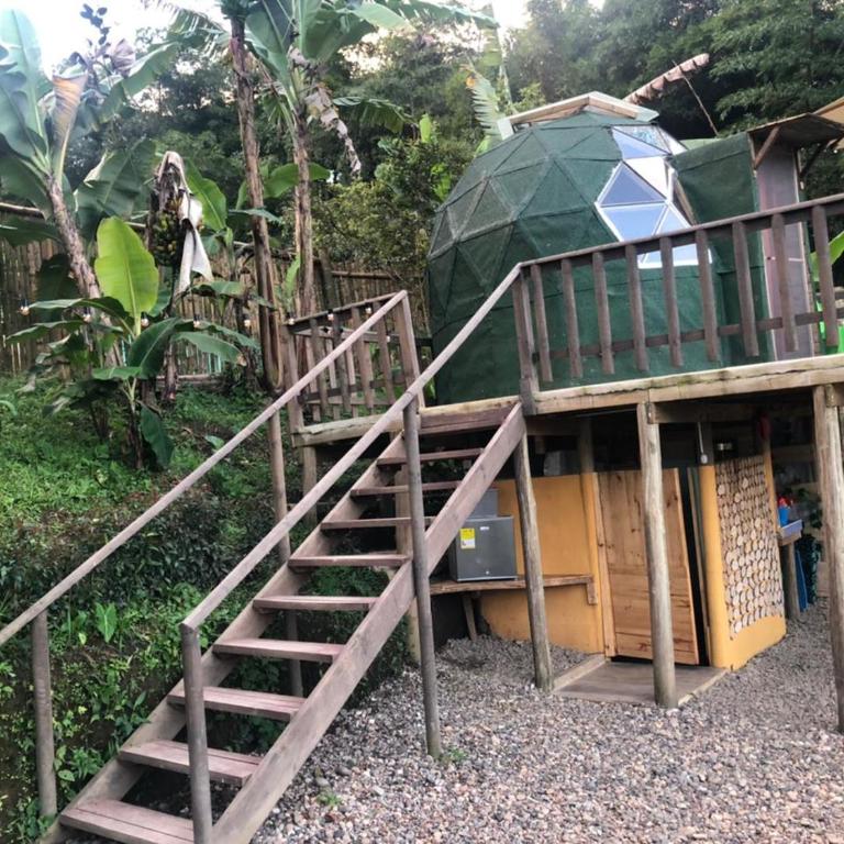 Paraíso Glamping La Vega - Double Room with Mountain View - 9