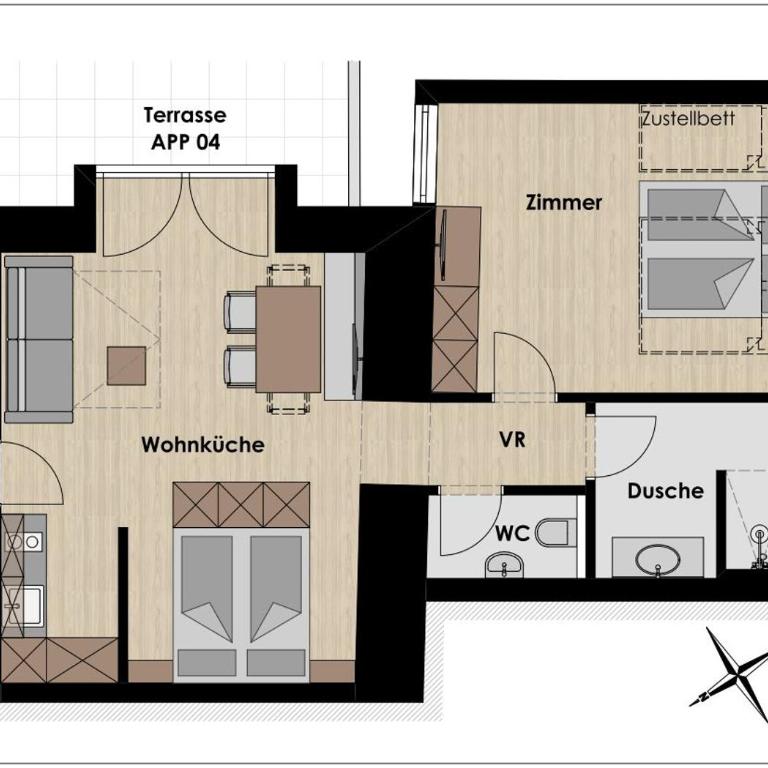 Apartment Rainer - mittendrin - Apartment mit 2 Schlafzimmern - 17