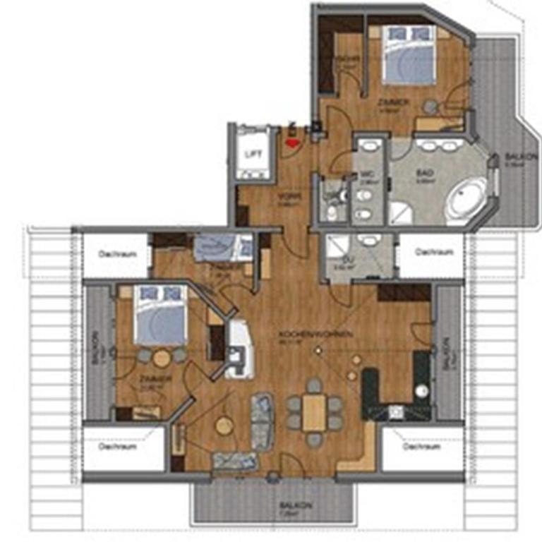 A Casa Kristall - Penthouse-Apartment - 3