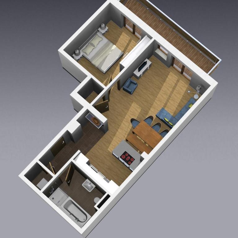 Moderne Wohnung im Botenwirt Top 6"Almhütte" - Appartement 1 Chambre - 2
