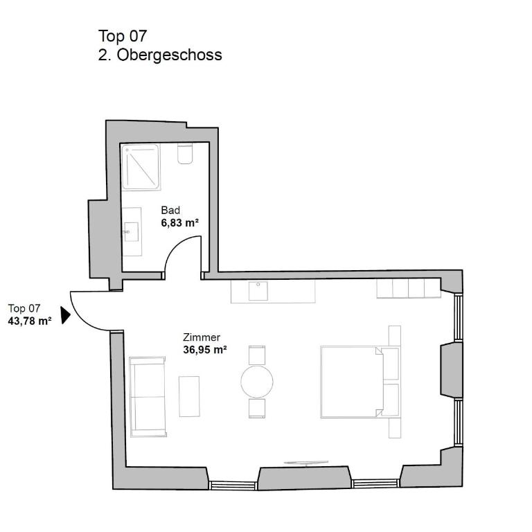Designer Boutique Apartments Graz Trauttmansdorffgasse - Appartement Supérieur 2 Chambres - 27