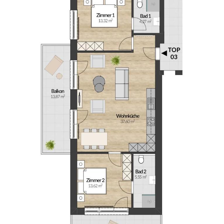 A CASA Turmalin - Apartment mit 2 Schlafzimmern - 4