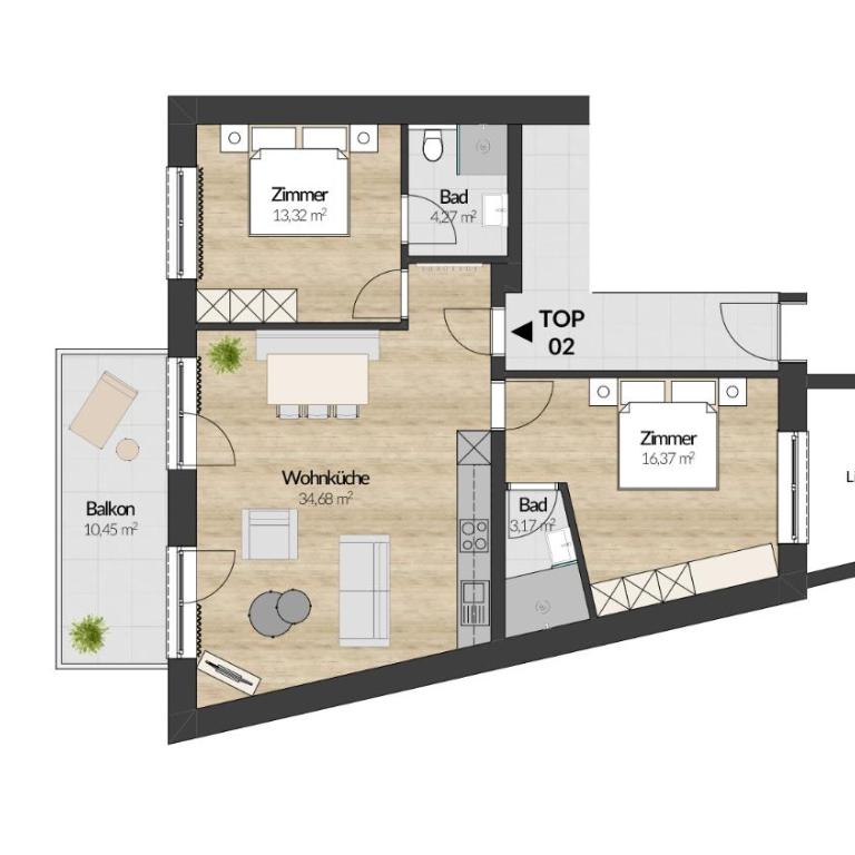 A CASA Turmalin - Apartment mit 2 Schlafzimmern - 4