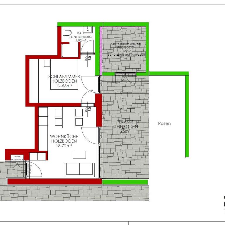 Ferienwohnung Troger - Apartamento de 1 dormitorio con ducha - 31