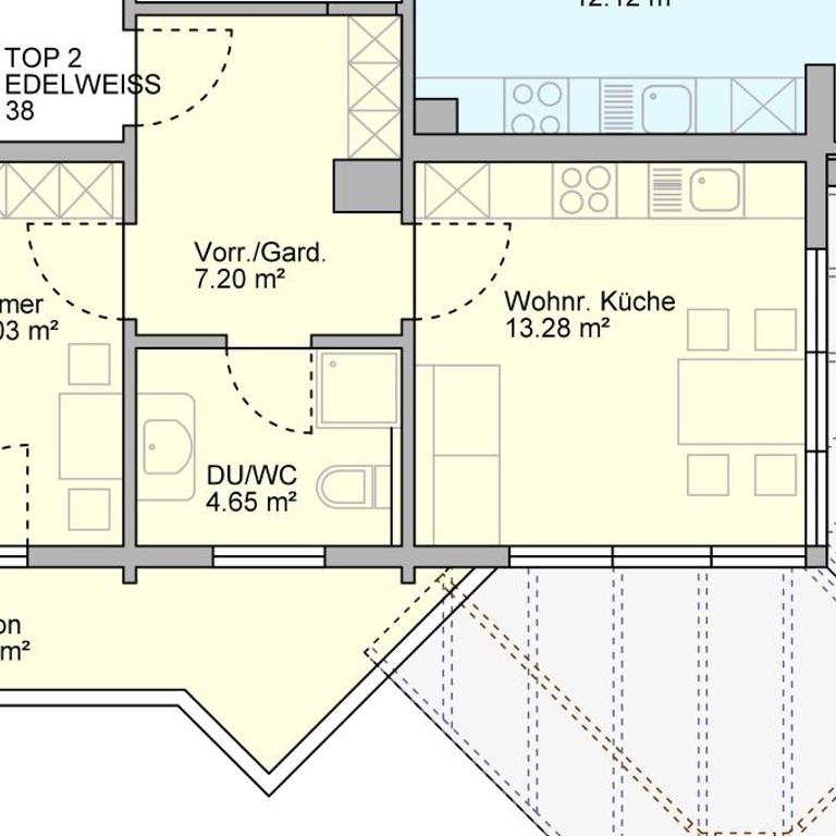 Appartement Kalkus-Sölden - Apartment mit Balkon - 6