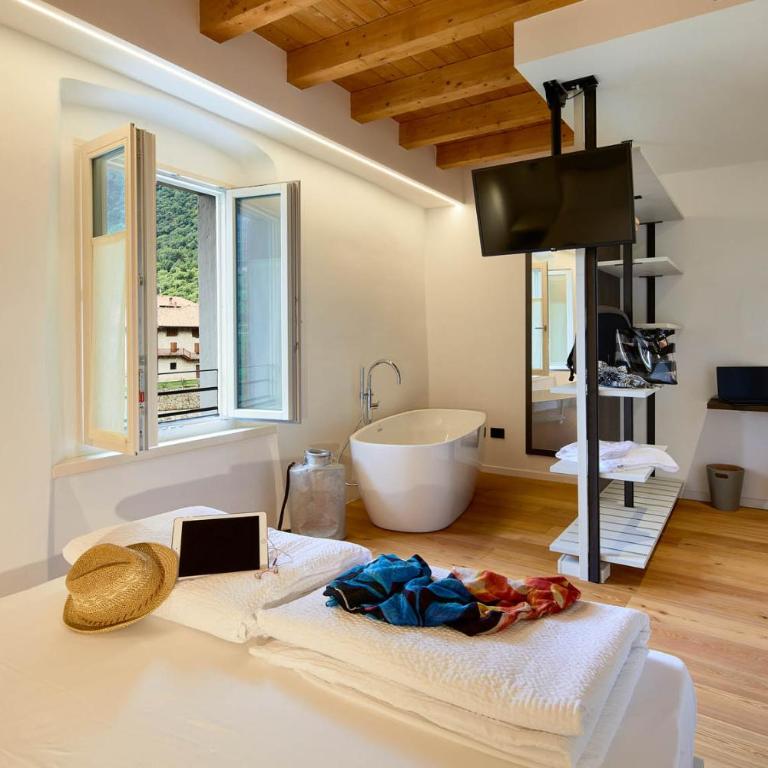 Le Terre di Gu - Habitación Doble Deluxe con bañera - 5