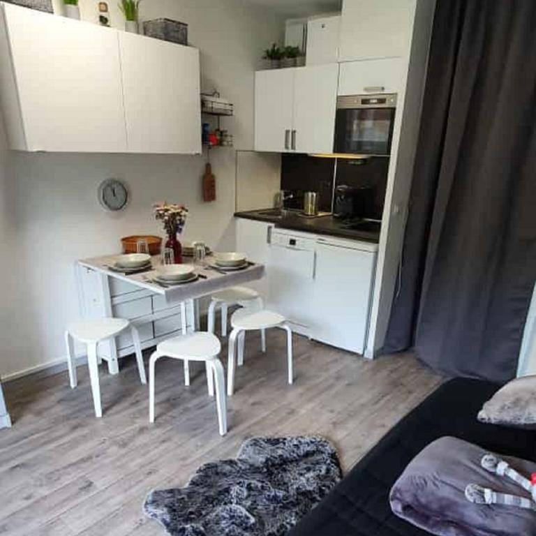 Studio 2 alpes, ménage inclus, balcon, parking gratuit, proche lac - Apartamento de 1 dormitorio - 20