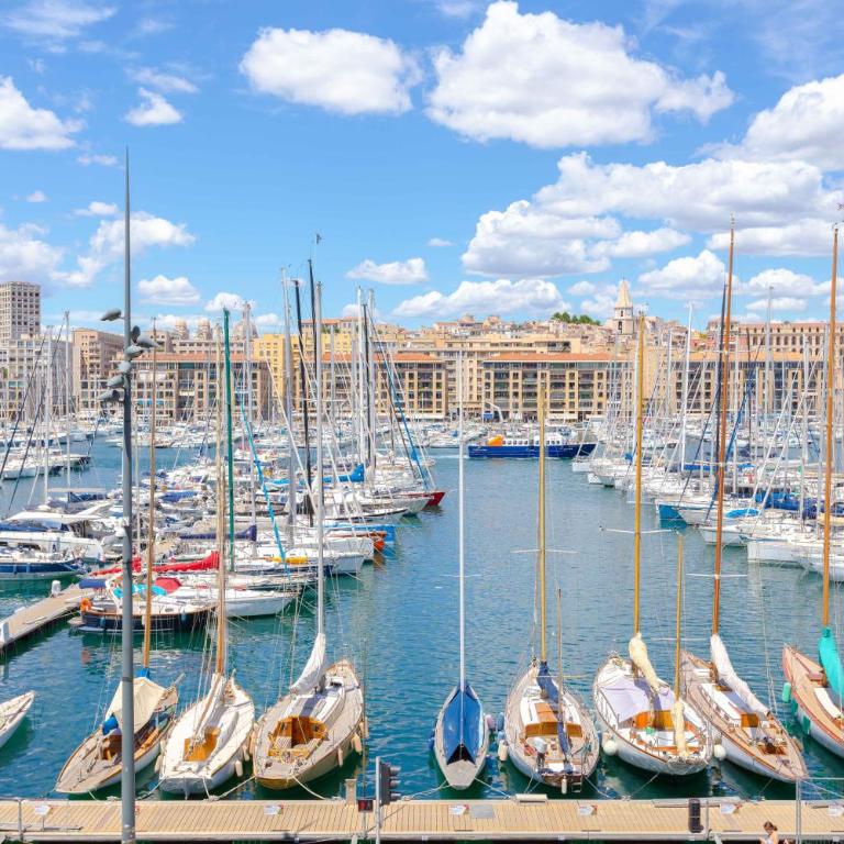 Le Rive Neuve Standing Vieux-Port - Appartement 1 chambre 4 pers Vue Mer Clim - Apartamento de 1 dormitorio - 4