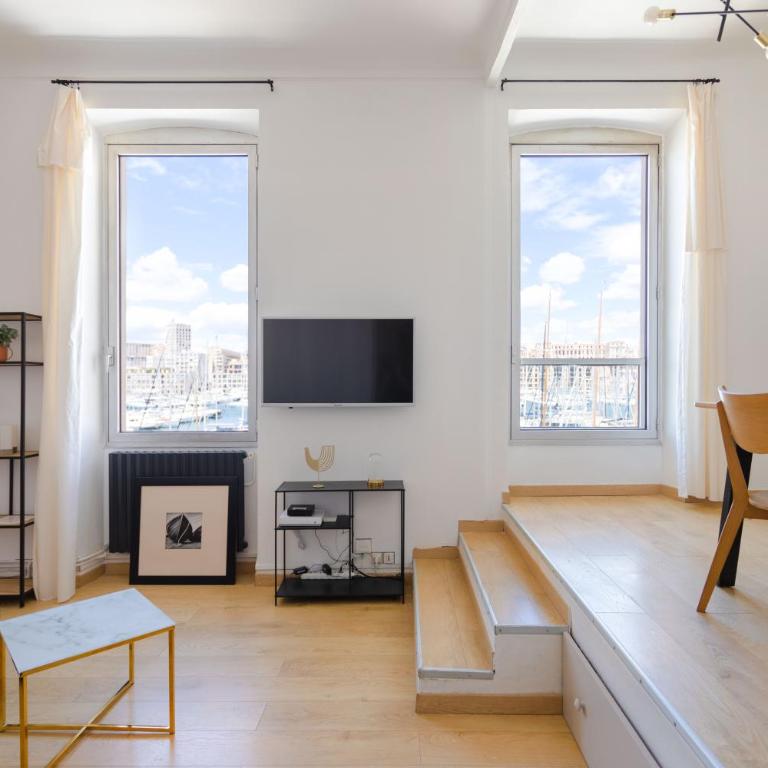 Le Rive Neuve Standing Vieux-Port - Appartement 1 chambre 4 pers Vue Mer Clim - Apartamento de 1 dormitorio - 3