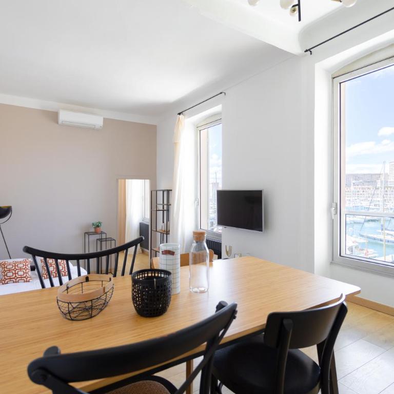 Le Rive Neuve Standing Vieux-Port - Appartement 1 chambre 4 pers Vue Mer Clim - Apartamento de 1 dormitorio - 5