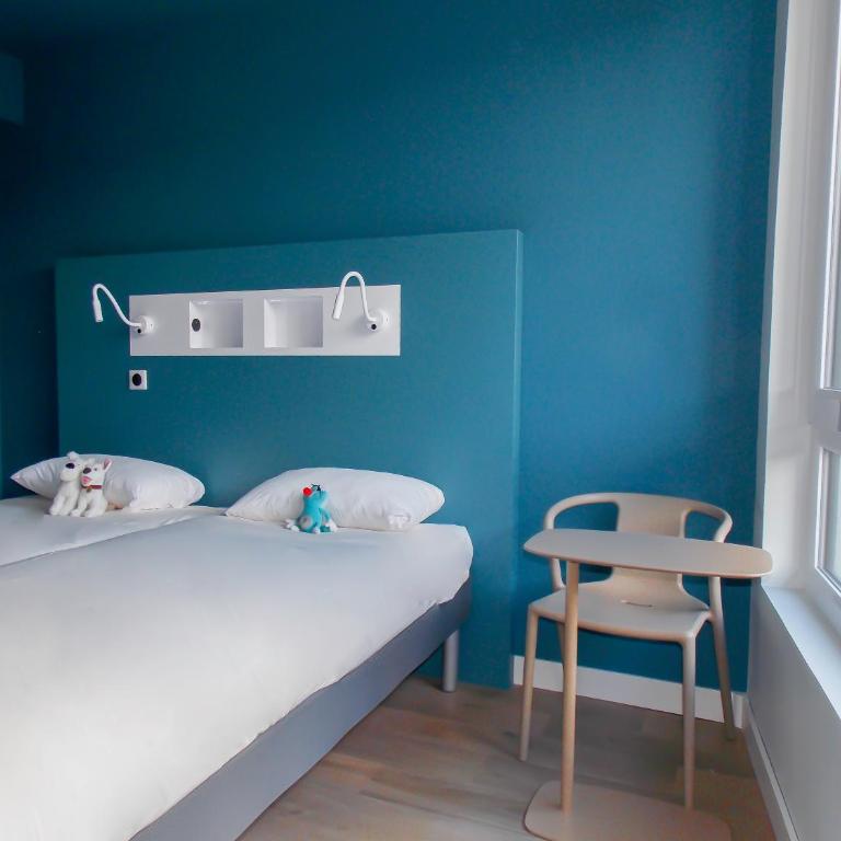 ibis budget Rouen Centre Rive Gauche - Chambre Lits Jumeaux Standard avec Lit Escamotable - 11
