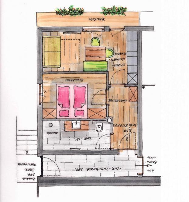 Bauernhof Unterstegen - Apartment mit 1 Schlafzimmer und Dusche - 7