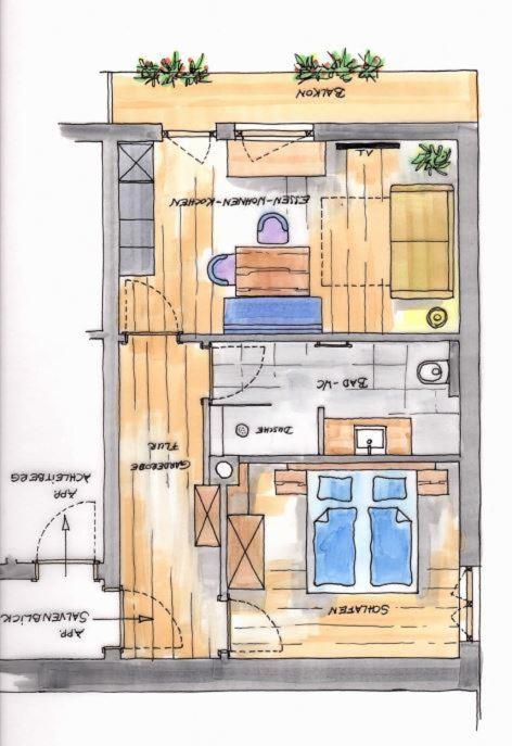 Bauernhof Unterstegen - Apartment mit Dusche - 6