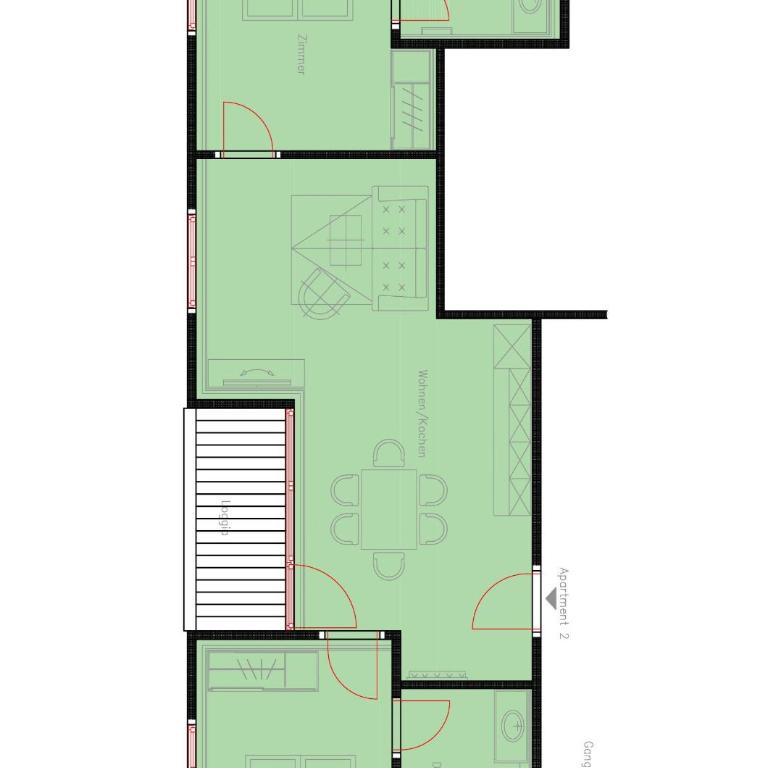 Schrolln Appartements - Apartment mit 2 Schlafzimmern und Dusche - 7