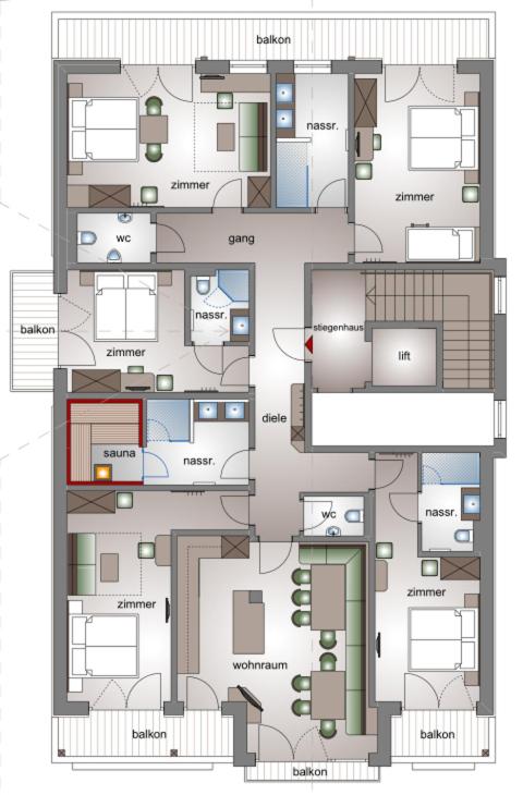 Isskogel Suites - Apartment mit 5 Schlafzimmern - 5