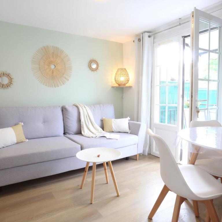 T2 avec terrasse / 10mn grande plage - Appartement 1 Chambre - 8