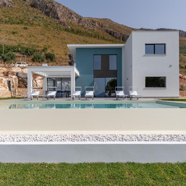 Villa vista mare con piscina a sfioro a Scopello - Villa - 12