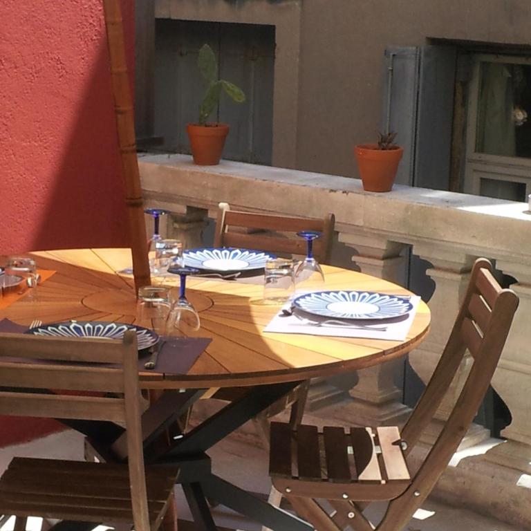 La Terrasse du Marché aux Fleurs - Apartment mit 2 Schlafzimmern und Terrasse - 1
