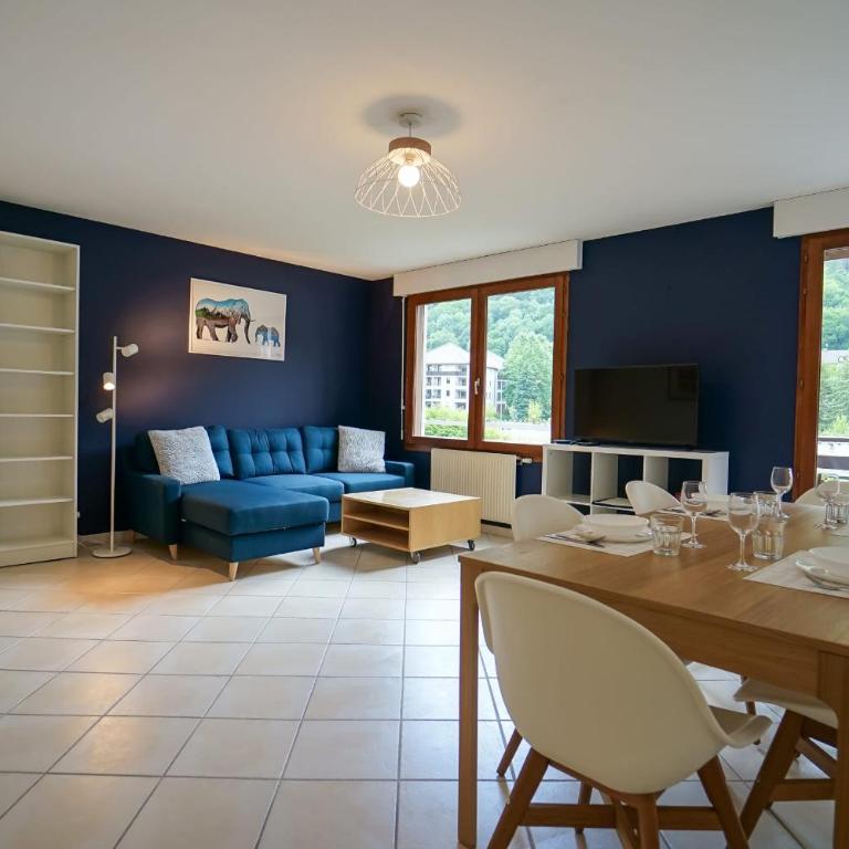 Le Bleu du Lac - 150m from the lake - terrace & parking in Sevrier - Apartment - 5