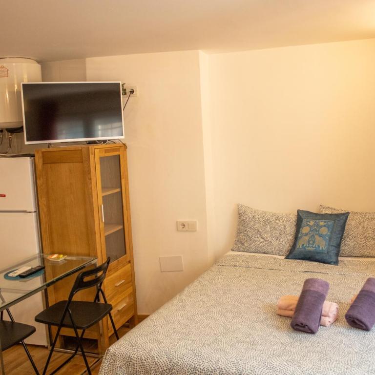 Malagueña Salerosa "Apartamento - estudio con terraza" En casa típica de 1 a 4 dormitorios - Apartamento Estudio con terraza o patio privados - 12