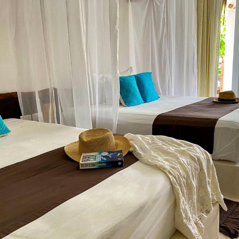 Cabanas Tulum- Beach Hotel & Spa - Habitación con vistas al atardecer y cama grande - 6