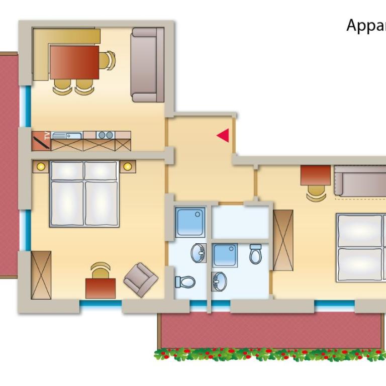 Haus Sonnegg - Apartment mit 2 Schlafzimmern - 10