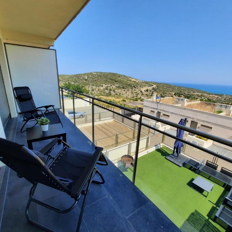 Piscina, Barbacoa, Jardín privado, Adosado familiar 160 m, vistas al mar y montaña, 7 personas, wifi, mascotas - Casa Unifamiliar de 2 dormitorios - 11