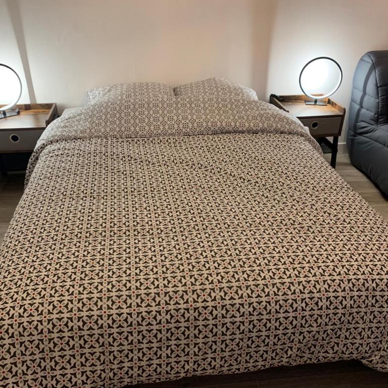 Le famillial , 2 chambres, 4 lits double Avec parking PRIVE 1 VOITURE, NETFLIX, lits faits et serviettes de toilette sur place - Appartement 2 Chambres - 21