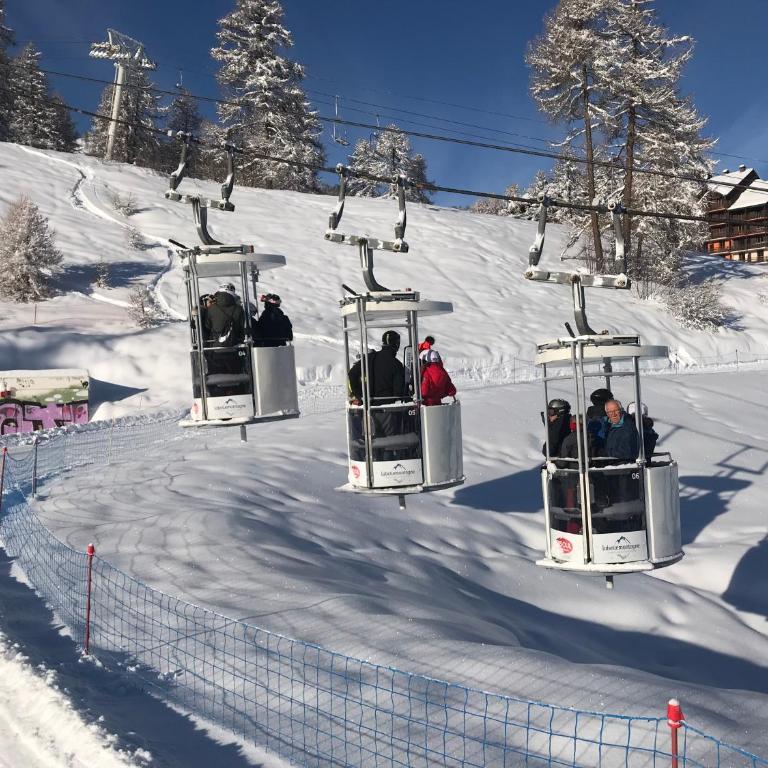 Duplex cosy jusqu'à 6 personnes- chalet des Pléiades - départ skis aux pieds en bordure de piste sans portage - au milieu des fleurs en été - l'autre duplex du chalet est également à nous - Chalet - 17