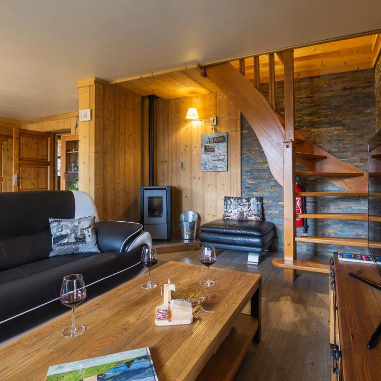 Appartement dans chalet aux saisies-100m des pistes-cœur station 13 pers - Casa - 10