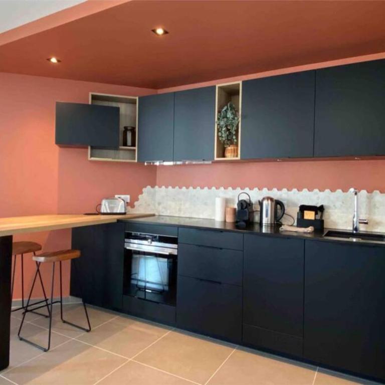 Le Bohème Beau T2 vue lac & montagnes + garage - Apartment mit 1 Schlafzimmer - 3