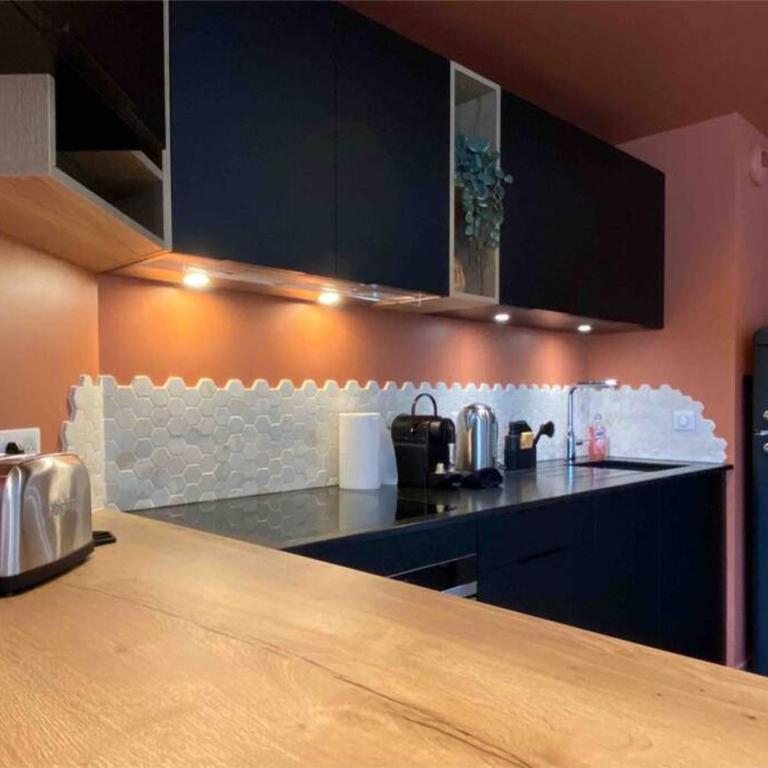Le Bohème Beau T2 vue lac & montagnes + garage - Apartment mit 1 Schlafzimmer - 33