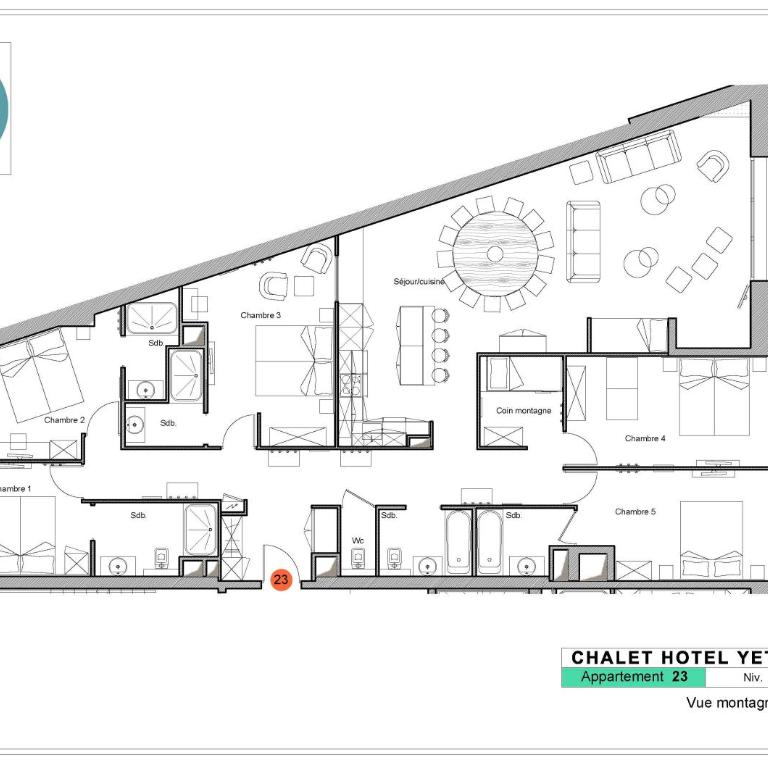 Chalet Hotel Yeti - Appartement - 11