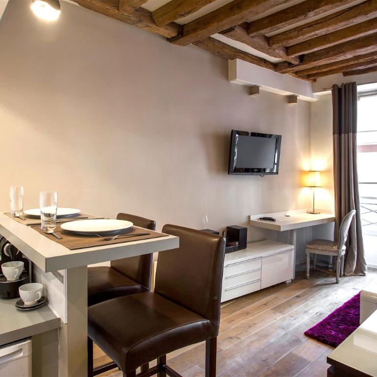Habitat Parisien - Marais Sicile - Studio Lit Queen-Size - 8