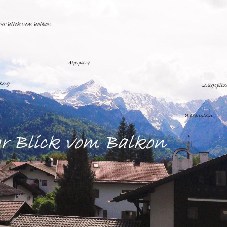 Ferienwohnung Gruß aus Partenkirchen - Apartment mit Blick auf die Berge - 8